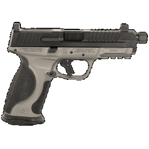 Ed Brown Mpftact Fueled M&p Tactical 9mm Luger 19+1 4.75" Black Nitride Match Grade Threaded Barrel, Black Nitride Optic Cut/Serrated Stainless Steel Slide