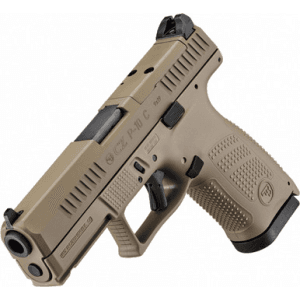 Cz P-10 C 9mm Luger 3.74in 15+1 Flat Dark Earth Polymer Frame Optic Cut