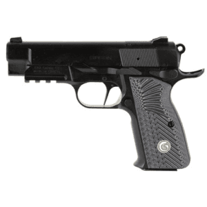 Girsan Eaa Girsan 390446 Mc P35pi Ops 9mm Luger 15+1 3.88" Matte Black Optic Ready/Serrated Steel Slide, Matte Black Steel Frame W/Accessory Rail & Beavertail Black Textured G10 Grips Ambidextrous