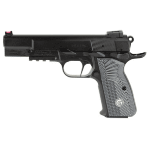 European American Armory Eaa Girsan 390470 Mcp35 Match 9mm Luger 15+1 4.87" Stainless Steel Barrel, Matte Black Serrated Slide, Matte Black Steel Frame W/Accessory Rail & Beavertail, Black/Gray Checkered Grips Ambidextrous