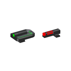 Hiviz Fastdot H3 Tritium Fiber Optic Sight Set For Springfield Hellcat Pro Red Green