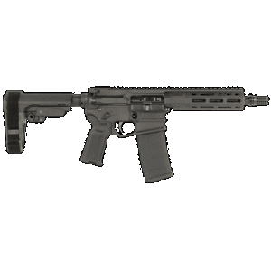 Cobalt Kinetics Ckprolite30075blk Pro Light 300 Blackout 7.50" Black Melonite Barrel, Black Aluminum Picatinny Rail Receiver, Polymer Sb Tactical Sba3 Brace, Black Polymer Grip