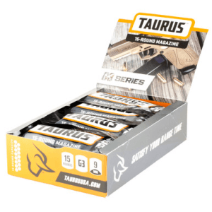 Taurus G3 Magazine Display 15rd 9mm Luger Steel Polymer Base Plate 12 Units