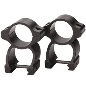 Traditions Trad Rings Detachable See Through Blued 1 Inch Scope Rings Weaver Bases