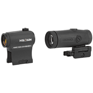 Holosun Hs403c Red Dot Sight 2 Moa Hm3x Magnifier 3x Solar Failsafe 50000 Hour Battery Ip67