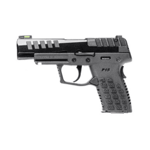 Keltec P15 9mm 4 In 10-Round Ca Compliant Matte Black Fiber Optic Front Sight
