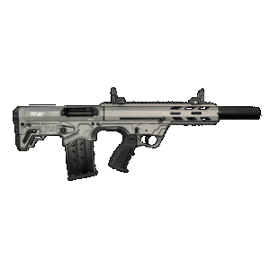 Gforce Arms GFY11220TG GFY-1 USA 12 Gauge Semi-Auto 3" 5+1 18.50" Black Threaded Barrel, Tactical Gray Cerakote Aluminum Receiver w/Picatinny Rail, Gray Bullpup Polymer Stock, Polymer Grip