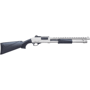 Citadel Frmn2020syn Mariner Full Size 20 Gauge Pump 3" 4+1 18.50" Nickel Finished Heat Shield Barrel, Nickel Finished Aluminum Receiver W/Picatinny Rail, Black Fixed Synthetic Stock