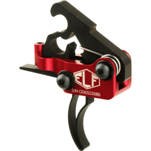 Elftmann Ar-15 Match Trigger 4lb 2.75lb Drop Safe Curved Threaded Mount