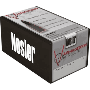 Nosler 40223 Varmageddon 223 Rem/5.56 Nato Flat Base Hollow Point - 20rd Box
