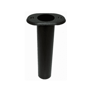 T-H Marine Rod Holder Flat Top Flush Mount Black