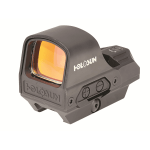 Holosun He510c-Gr Elite Reflex Red Dot Sight 1x Selectable Green Reticle Picatinny Quick Detach Mount Solar/Battery Powered Matte Black