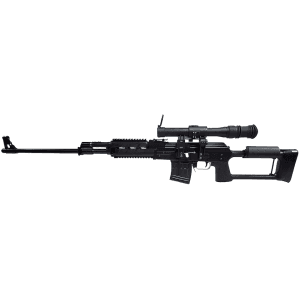 Zastava M91 Semi Automatic Rifle 7.62x54mm Rimmed Russian 24" Black Threaded Barrel Black Frame Black Skeleton Stock with Scope