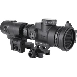 Trijicon Combo Mro Hd Patrol Red Dot Sight 68 Moa Circle Reticle With 2.0 Moa Dot With Picatinny Full Co-Witness Mount & 3x Magnifier Matte Black