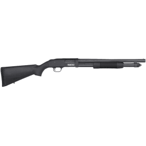 Mossberg 590s Optic Ready Pump 12 Gauge Shotgun 18.5" Black Barrel Black Field Stock