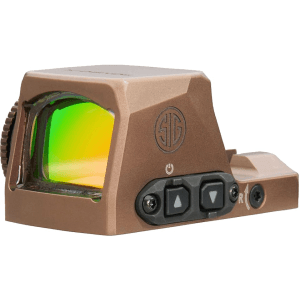 Sig Sauer Romeo X Pro Reflex Red Dot Sight 1x Selectable Reticle Fde