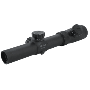 Leatherwood Hi-Lux CMR-AK762 Rifle Scope 1-4x 24mm Illuminated Green CMR-AK762 Ballistic Reticle Matte Black