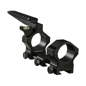 Hawkins Precision Heavy Tactical 20 Moa 1-Piece 36mm Pictanny-Style Scope Mount With Offset Level Cap And Picatinny Rail Matte Black Medium