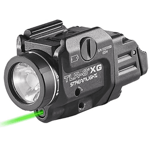 Streamlight Tlr-8x G Weapon Light With Green Laser For Picatinny Rail Black