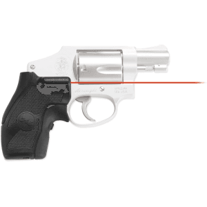 Crimson Trace Lasergrips Laser Sight S&w J-Frame Round Butt Polymer With Overmolded Rubber Wrap Around Black