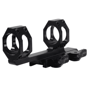 American Defense Recon Qd Extended 1-Piece Cantilever Picatinny Scope Mount 20 Moa Elevated 30mm Rings Ar-15 Matte Black