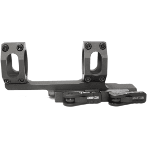 American Defense Recon Qd Extended 1-Piece Cantilever Picatinny Scope Mount 34mm Rings Ar-15 Matte Black