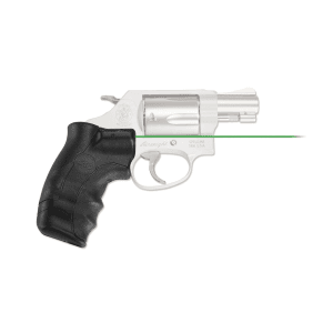 Crimson Trace Lasergrips Laser Sight S&w J-Frame Green Laser Round Butt Black