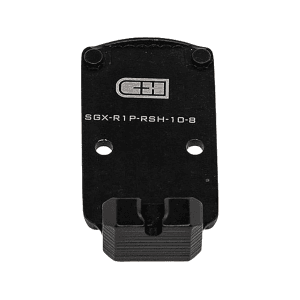 C&H Precision Weapons C&h Precision Pistol Red Dot Mounting Plate Sig X-Series Romeo1 Pro To Rmr, Sro, Holosun 407c 507c 508t With Rear Sight Rear