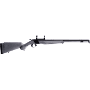 Cva Wolf 50 Caliber Muzzleloading Rifle 24" Blued Barrel Stealth Gray Stock With Picatinny Rail Mount