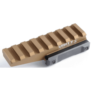 Unity Tactical Fast Red Dot Riser Mount Aluminum Flat Dark Earth