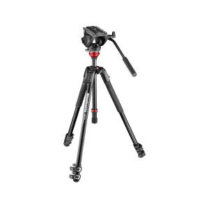 Manfrotto 190x Tripod With 500 Fluid Video Head Flat Base