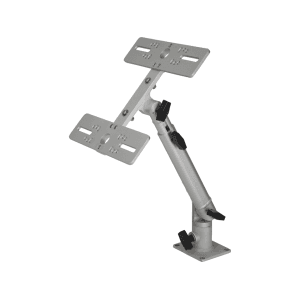 Millennium Marine Double Fish Finder Mount Silver