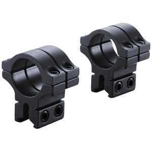 BKL Technologies 200 Series Double Strap Dovetail Scope Rings 1" Medium Matte Black