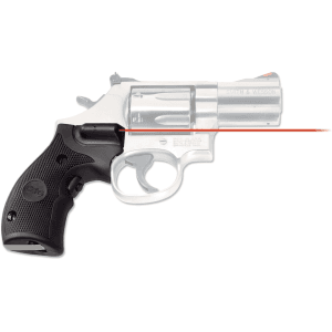 Crimson Trace Lasergrips Laser Sight S&w K, L-Frame Round Butt Open Backstrap Overmolded Rubber Black
