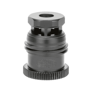 Griffin Armament Dual-Lok Ez Brake Suppressor Mount 45 Caliber 11/16"-24 Thread Stainless Steel Nitride