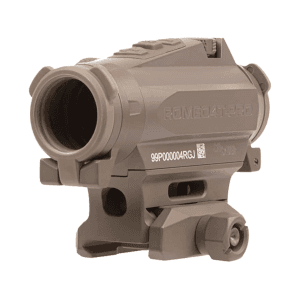Sig Sauer Romeo4t-Pro Red Dot Sight 1x 20mm Selectable Reticle Cr2032 Battery Powered Fde