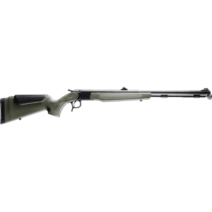 Cva Optima 50 Caliber Muzzleloading Rifle 26" Nitride Barrel Od Green Stock With Williams Fiber Optic Sights