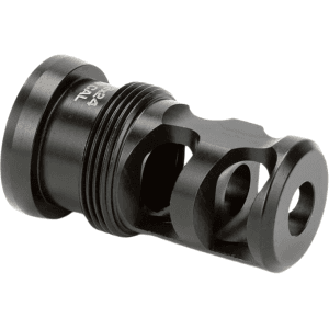 Griffin Armament Paladin Muzzle Brake Suppressor Mount 338 Lapua 3/4x24 Thread Stainless Steel Black