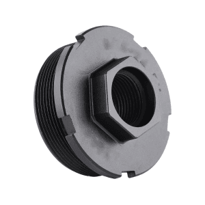 Dead Air Hub Direct Thread Mount  Hub 3/4"-24 Thread Steel Black