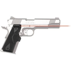 Crimson Trace Lasergrips Laser Sight 1911 Government, Commander Front Activation Polymer Black