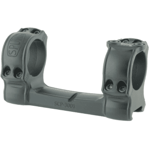 Spuhr 1 Piece Hunting Picatinny Scope Mount 30mm Rings Matte Black Medium