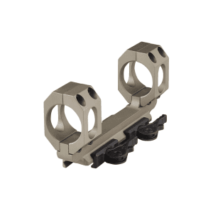 American Defense Recon Extra Wide Qd 1-Piece Picatinny Scope Mount 30mm Rings Standard Lever Flat Dark Earth High