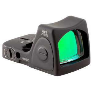 Trijicon Rmr Type 2 Reflex Red Dot Sight Adjustable Led 3.25 Moa Green Dot Matte Black