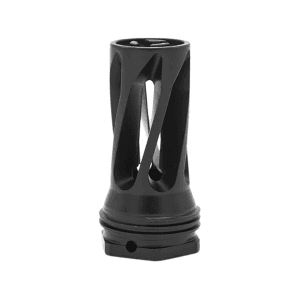 HUXWRX QD Flash Hider Suppressor Mount 5.56mm AR-15 M24x1.5 RH Thread Black