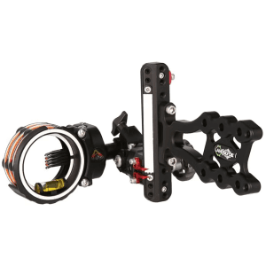 AXCEL LANDSLYDE 5-Pin Bow Sight Dovetail Mount .019 Pin Diameter With AccuStat II Scope Right Hand
