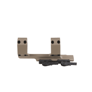 American Defense Recon Qd 1-Piece 2" Cantilever Picatinny Scope Mount 30mm Rings Standard Lever Flat Dark Earth Matte Black Standard Height