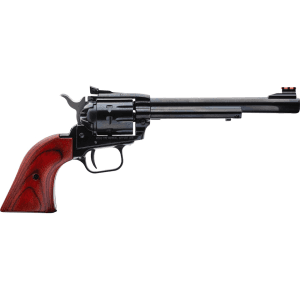 Heritage Manufacturing Inc. Rough Rider Dual Cylinder 22 Winchester Magnum Rimfire (Wmr) Revolver " Black Oxide Barrel 9 Round Cocobolo Grip Adjustable Rear Sight