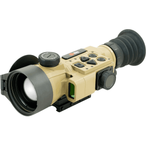 Infiray Outdoor Rico Hybrid Lrf Thermal Scope With Rangefinder 640x480 Resolution Flat Dark Earth