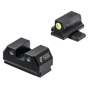 Night Fision Optic Height Night Sight Set For Sig P365 With 507k, Eps Carry Yellow Front