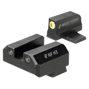 Night Fision Optic Height Night Sight Set For Springfield Echelon With Rmr, 507c Yellow Front